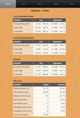 Backgammon NJ HD - Screenshot 2