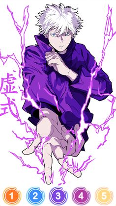 Jujutsu Coloring Kaisen Game - Screenshot 1