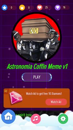 Astronomia Coffin Dance Piano - Screenshot 1