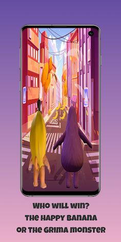 Happy Banana VS Grima monster - Screenshot 1