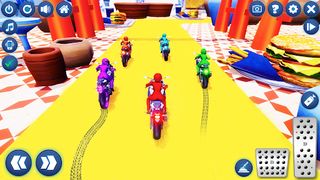 Superhero Bike Tabletop Racing - Screenshot 2
