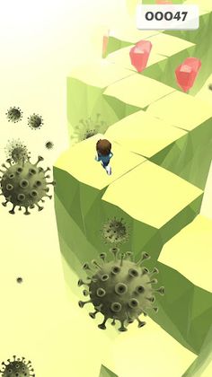 Pandemic Zig Zag Run - Screenshot 4