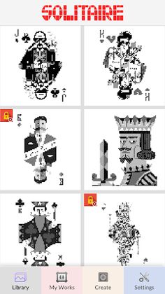 Solitaire Pixel Art - Screenshot 3