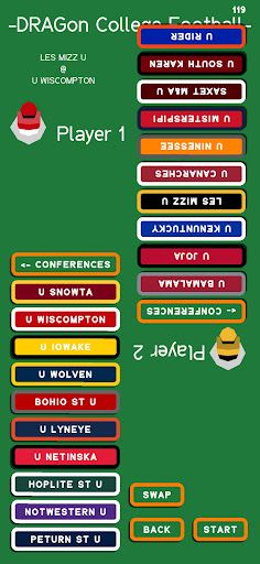 DRAGon College Football - Screenshot 2