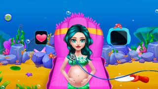 Pregnant Mermaid Mommy Salon - Screenshot 2