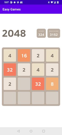 Easy games: 2048, Snake, word - Screenshot 2