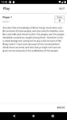 LDS Scripture Golf - Screenshot 3