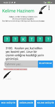 Kelime Hazinem [Osmanlıca] - Screenshot 2