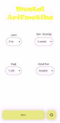 Mental Arifmetika - Screenshot 1