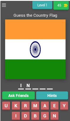 Guess the Country Flag - Screenshot 1