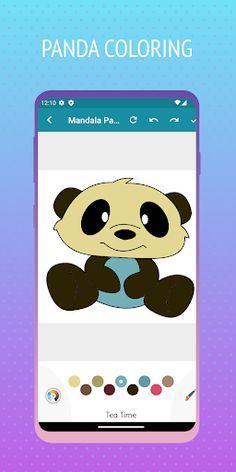 Little Panda Coloring Game - Screenshot 1