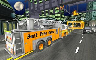 Fire Truck Rescue Driving Sim - Screenshot 1