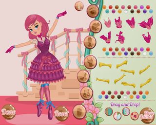 Ballerina Pretty Girl Dress up - Screenshot 3