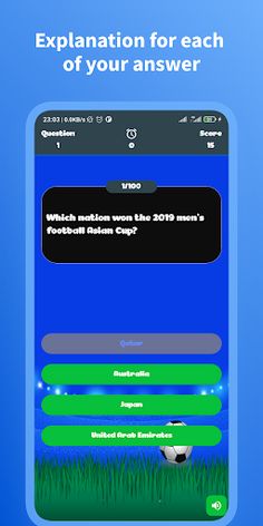 Asian Cup Quiz - Screenshot 3