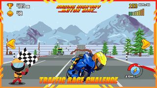 Racing Highway Game Motor Bike - Screenshot 1