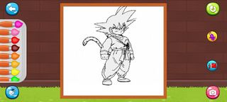 Coloring Anime Super Saiyanz - Screenshot 1