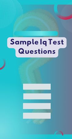 Sample Iq Test Questions - Screenshot 2