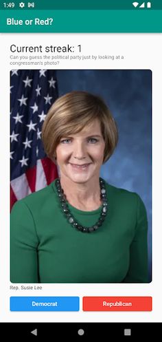 Blue or Red? Guess the party - Screenshot 1