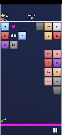 Shooting balls into blocks - Screenshot 2