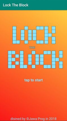 Lock the block - Screenshot 1