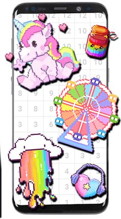 Pixelhouse-Design color by num - Screenshot 1