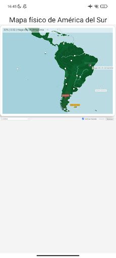 Mapa Físico de América del Sur - Screenshot 3