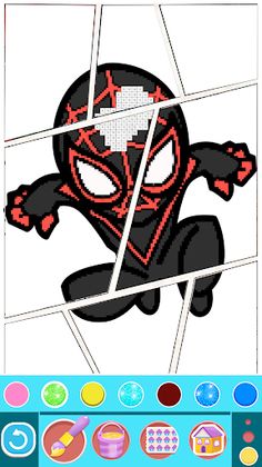 Spider Superhero Coloring Man - Screenshot 4