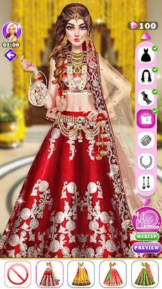 Wedding Dress up Bridal Makeup - Screenshot 1