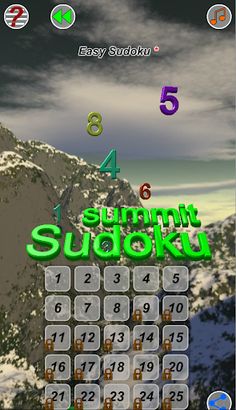 Summit Sudoku - Screenshot 2