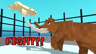 Blocky Dino Park Ice Age Arena - Screenshot 3