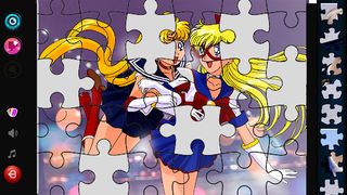 Sailor Moon Jigsaw Game Puzzle - Screenshot 2
