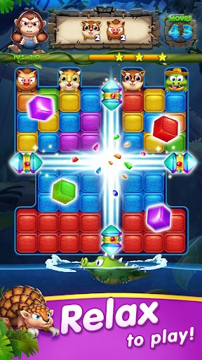 Jungle Blast  -  Jewels Crush  - Screenshot 3