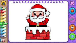 Christmas Fun Draw & Coloring - Screenshot 1