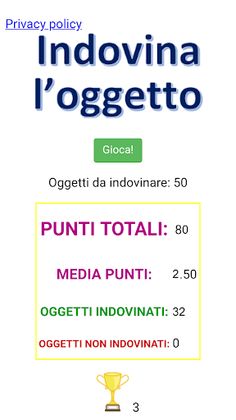 Indovina l'oggetto - Screenshot 1
