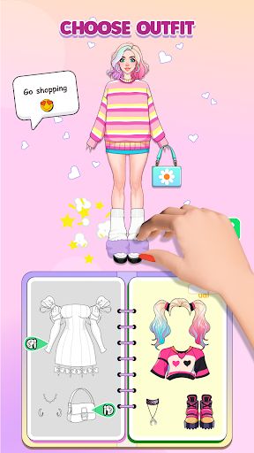 Doll Color: DIY Paper Crafts - Screenshot 3