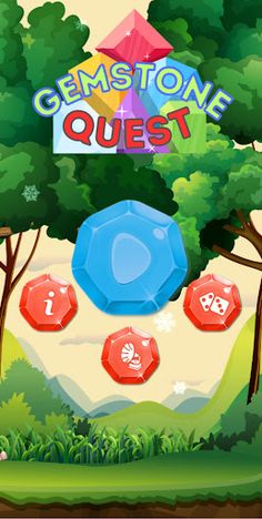 GemStone Quest! - Match 3 - Screenshot 1