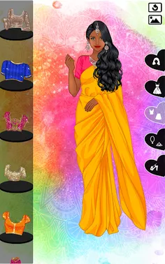 Indian Sari dress up - Screenshot 3