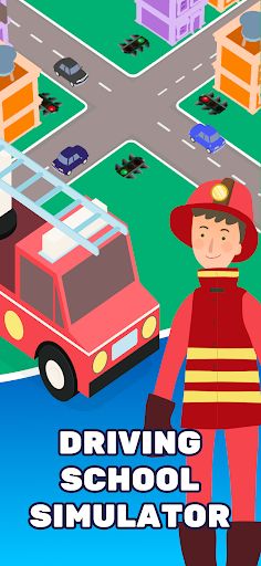 Driver Test Crossroads Traffic - Screenshot 1