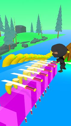 Flying Knife - Slice Cut 3D - Screenshot 2