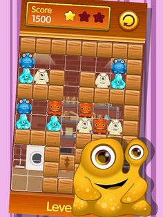 Block Angry Monsters - puzzle - Screenshot 3