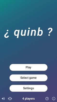 Quinb: 4 players reaction game - Screenshot 1