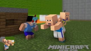 Minicraft: Upin Ipin World - Screenshot 1