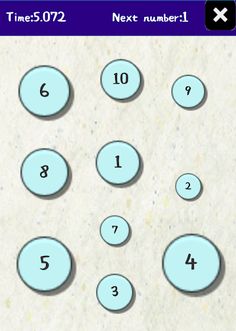 Vision Training Num Touch - Screenshot 3