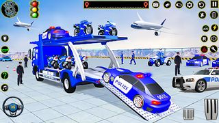 US Police Cars Transport Games - Screenshot 2
