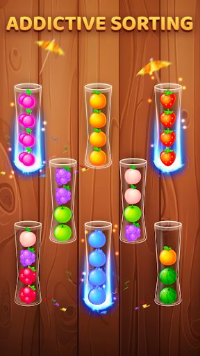 Color Ball Sort Wooden Puzzle - Screenshot 3