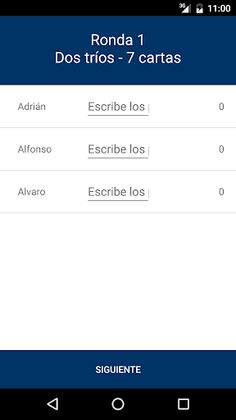 Puntuaciones del continental - Screenshot 3