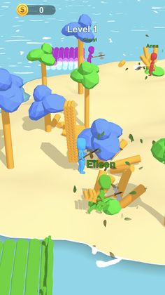 Lumber Raft Race - Screenshot 1