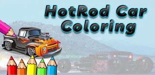 Hotrod car coloring - Screenshot 1