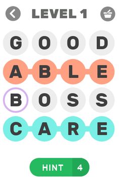 Find words English - Screenshot 1