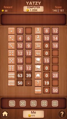 Yatzy Classic Dice Board game - Screenshot 3